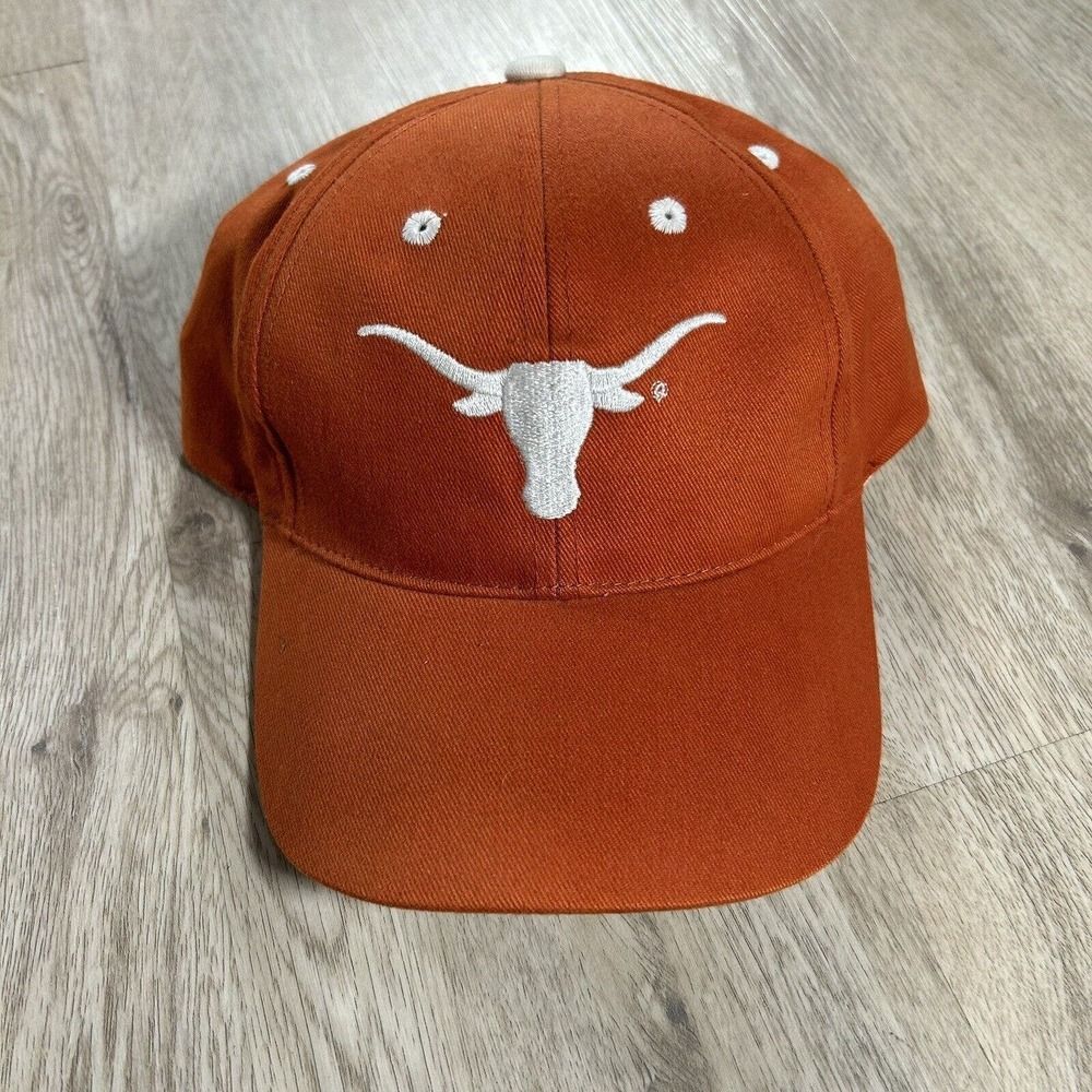 Vintage Starter Texas Longhorns Hat Strapback College Ncaa Football Orange Cap